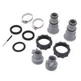 Pool Hose Adapter Replacement Hose Adapter with Collar for Threaded Connection Pumps