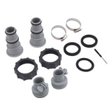 Pool Hose Adapter Replacement Hose Adapter with Collar for Threaded Connection Pumps