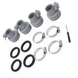 Type B Hose Adapter with Collar Replacement for Intex FIT ARU Threaded Pumps Type B Pool Clamp On Fittings Converter Pool Accessory