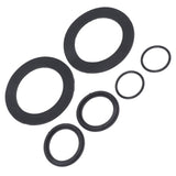 6PCS 25076RP Washer and Ring Kit Rubber Washer Replacement for Intex Pool Plunger Valves 10745 10262 10255 - Side View