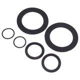6PCS 25076RP Washer and Ring Kit Rubber Washer Replacement for Intex Pool Plunger Valves 10745 10262 10255 - Low Angle