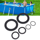6PCS 25076RP Washer and Ring Kit Rubber Washer Replacement for Intex Pool Plunger Valves 10745 10262 10255