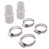 32mm Hose Coupling Pool Hose Adapter with Hose Clamp Hose Adapter Replacement for Pangea Tech - Front View