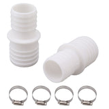 32mm Hose Coupling Pool Hose Adapter with Hose Clamp Hose Adapter Replacement for Pangea Tech - Rear View