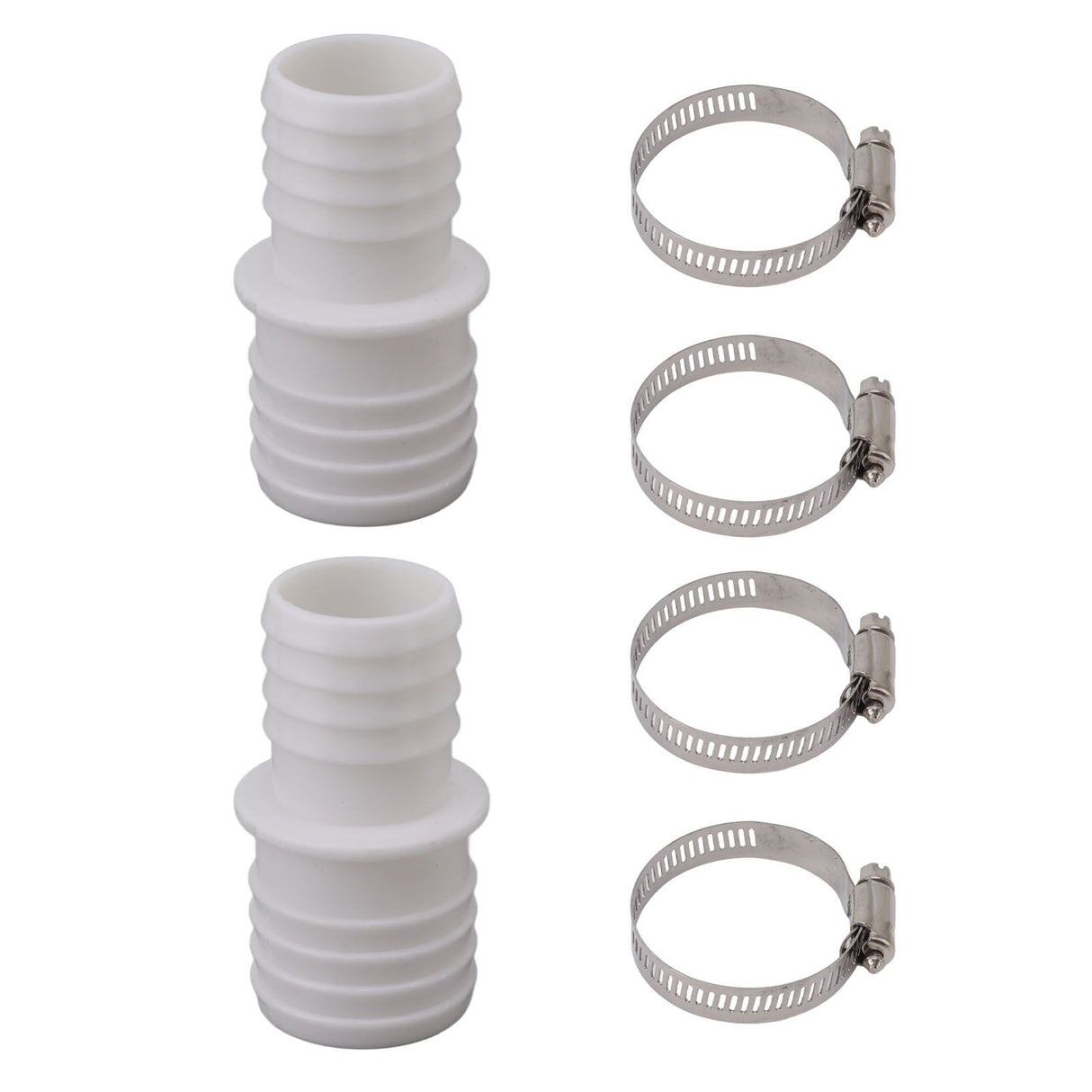 32mm Hose Coupling Pool Hose Adapter with Hose Clamp Hose Adapter Replacement for Pangea Tech