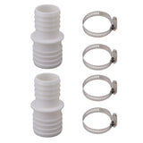 32mm Hose Coupling Pool Hose Adapter with Hose Clamp Hose Adapter Replacement for Pangea Tech