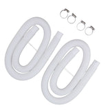 Swimming Pool Replacement Hoses with Clamps for 300 330 530 1000 Gallon Pool Pump