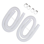 Swimming Pool Replacement Hoses with Clamps for 300 330 530 1000 Gallon Pool Pump