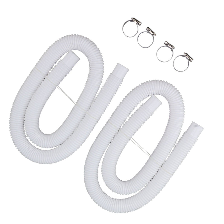 Swimming Pool Replacement Hoses with Clamps for 300 330 530 1000 Gallon Pool Pump