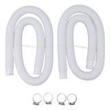 Swimming Pool Replacement Hoses with Clamps for 300 330 530 1000 Gallon Pool Pump