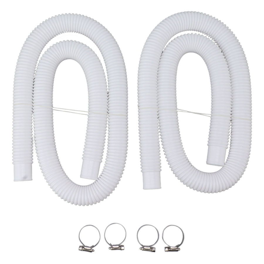 Swimming Pool Replacement Hoses with Clamps for 300 330 530 1000 Gallon Pool Pump