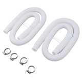 Swimming Pool Replacement Hoses with Clamps for 300 330 530 1000 Gallon Pool Pump