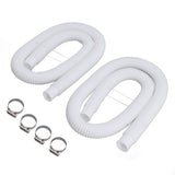 Swimming Pool Replacement Hoses with Clamps for 300 330 530 1000 Gallon Pool Pump