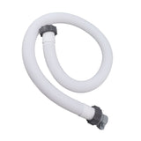 1.5in Diameter 59in Long Accessory Pool Pump Replacement Hose Filter Pump Hose Includes 1 Hose Adapter - Close-Up Angle