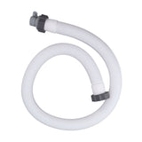 1.5in Diameter 59in Long Accessory Pool Pump Replacement Hose Filter Pump Hose Includes 1 Hose Adapter - Low Angle