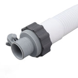 1.5in Diameter 59in Long Accessory Pool Pump Replacement Hose Filter Pump Hose Includes 1 Hose Adapter - Extra Image