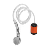 Portable Shower Camping Shower 3 Gears Adjustable Outdoor Camp Shower Pump Electric Rechargeable Portable Camping Shower Orange