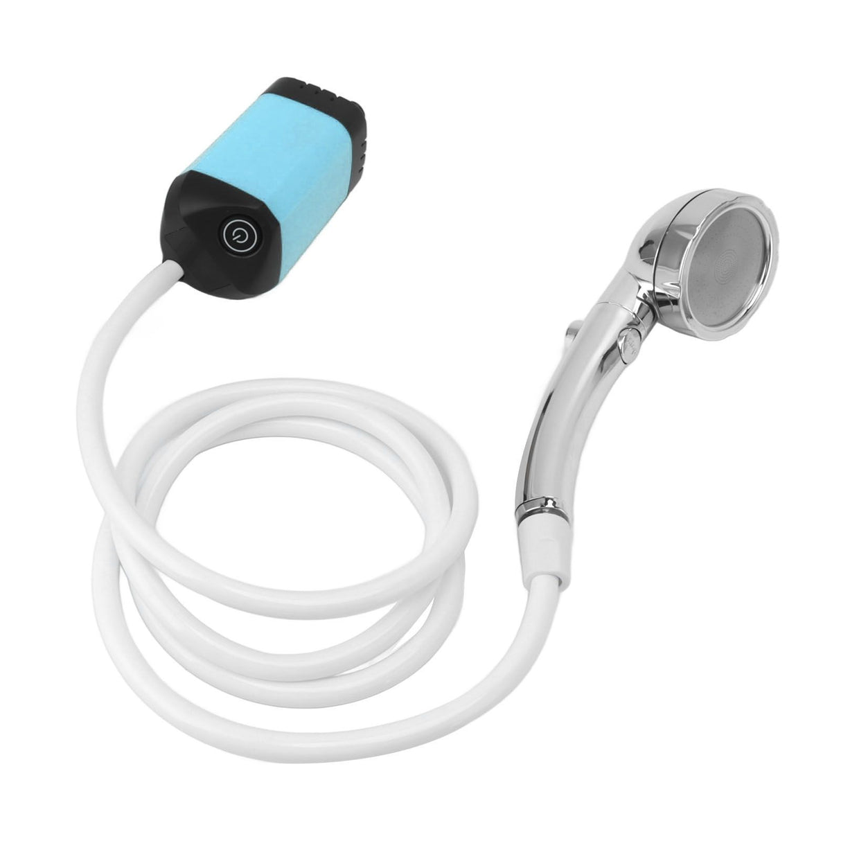 Portable Shower Camping Shower 3 Gears Adjustable Outdoor Camp Shower Pump Electric Rechargeable Portable Camping Shower Blue