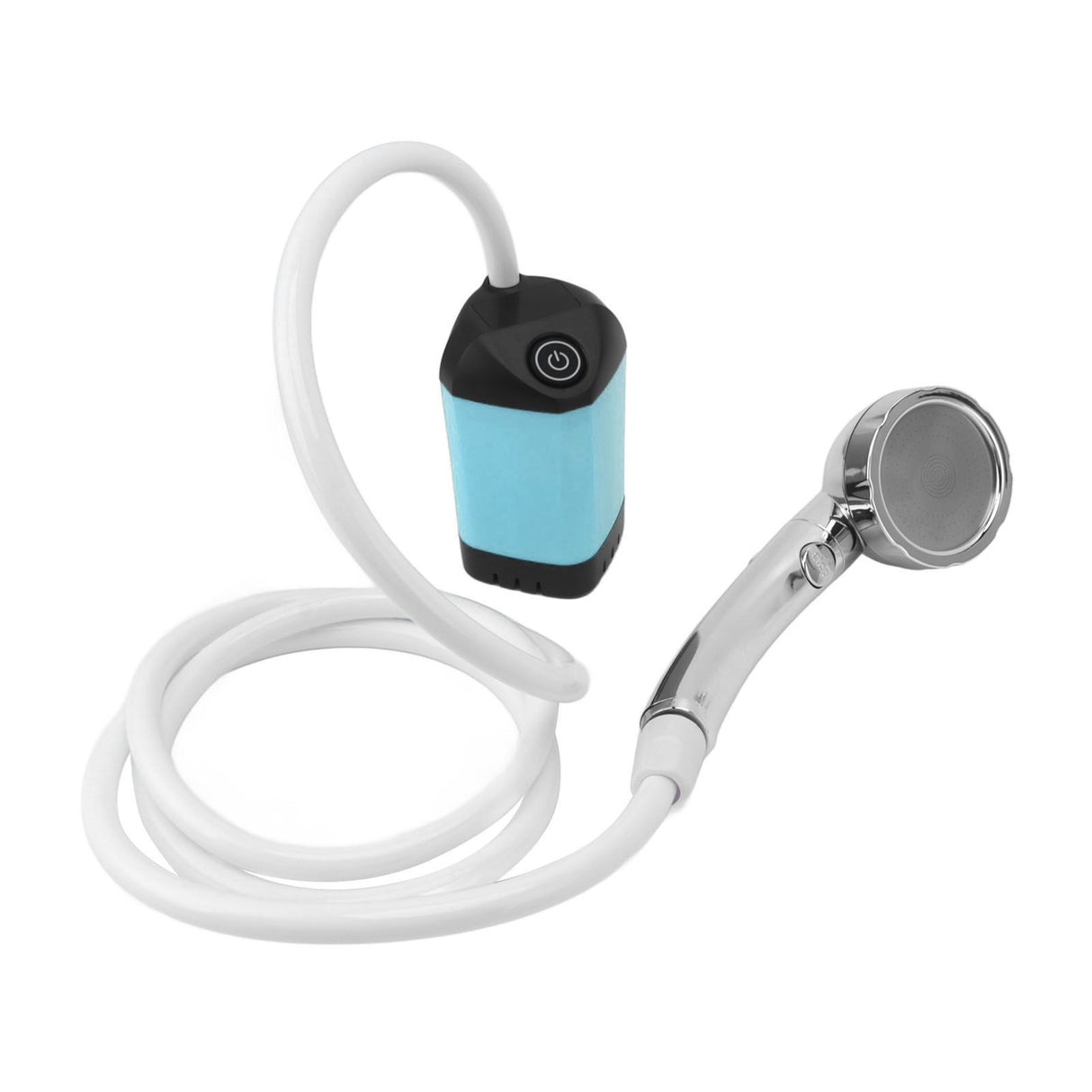 Portable Shower Camping Shower 3 Gears Adjustable Outdoor Camp Shower Pump Electric Rechargeable Portable Camping Shower Blue