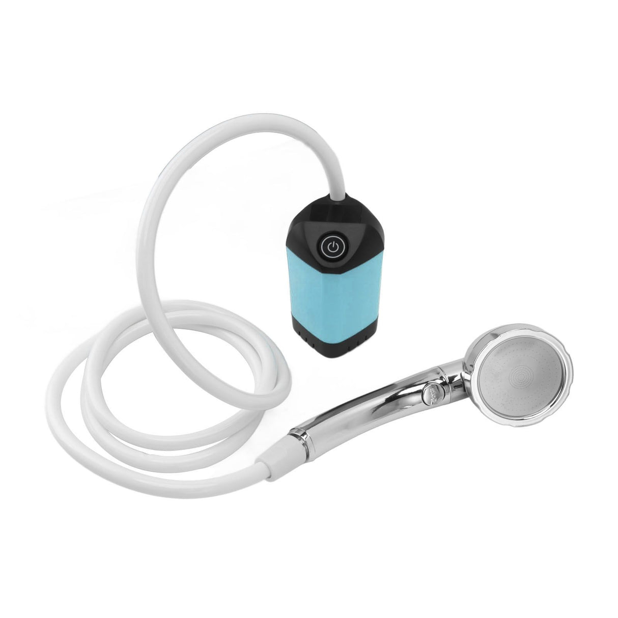 Portable Shower Camping Shower 3 Gears Adjustable Outdoor Camp Shower Pump Electric Rechargeable Portable Camping Shower Blue