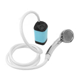 Portable Shower Camping Shower 3 Gears Adjustable Outdoor Camp Shower Pump Electric Rechargeable Portable Camping Shower Blue
