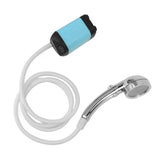 Portable Shower Camping Shower 3 Gears Adjustable Outdoor Camp Shower Pump Electric Rechargeable Portable Camping Shower Blue