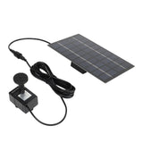 Solar Water Pump Kit 9V 1.8W Easy Mounting Anti Clogging Mesh Solar Pond Pump with Nozzles for Garden Pool Decoration