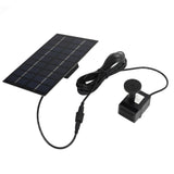 Solar Water Pump Kit 9V 1.8W Easy Mounting Anti Clogging Mesh Solar Pond Pump with Nozzles for Garden Pool Decoration