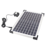 Solar Fountain Pump 9V 10W Easy To Install Solar Fountain Pond Pump Kit for Bird Bath Garden Backyard Pool Fish Tank - Top-Down View