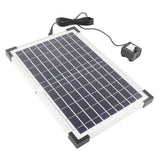 Solar Fountain Pump 9V 10W Easy To Install Solar Fountain Pond Pump Kit for Bird Bath Garden Backyard Pool Fish Tank - Rear View