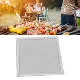 Barbecue Wire Mesh 304 Stainless Steel BBQ Grill Grates Replacement For Chicken Wing Squid Vegetable Beef 15x15cm/5.9x5.9in - Extra Image