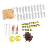 Queen Bee Rearing System Plastic Breeding Cell Cup Kit Beekeeping Grafting Equipments Supplies - 45-Degree Angle