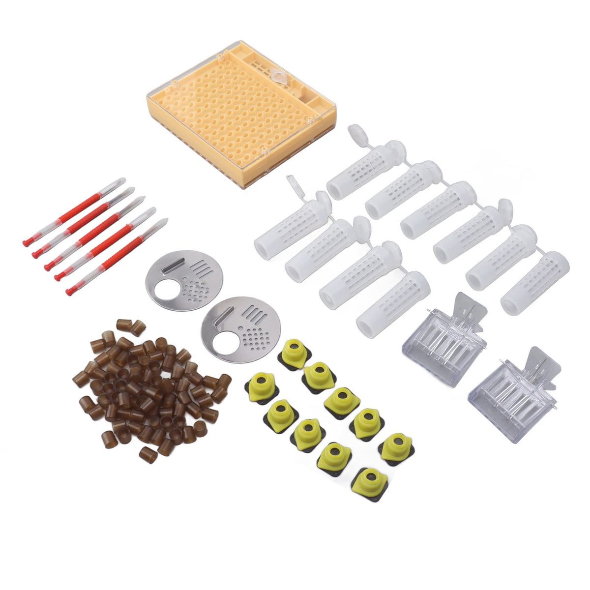 Plastic Queen Rearing System Beekeeping Queen Bee Rearing Grafting Kit Beekeeping Tools Supplies