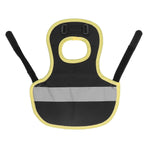 Chicken Reflective Vest Warm Safe Lightweight Poultry Harness Vest for Hen Ducks Geese Black