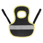 Chicken Reflective Vest Warm Safe Lightweight Poultry Harness Vest for Hen Ducks Geese Black