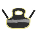 Chicken Reflective Vest Warm Safe Lightweight Poultry Harness Vest for Hen Ducks Geese Black