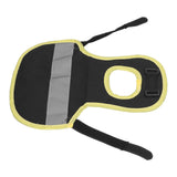 Chicken Reflective Vest Warm Safe Lightweight Poultry Harness Vest for Hen Ducks Geese Black - Low Angle