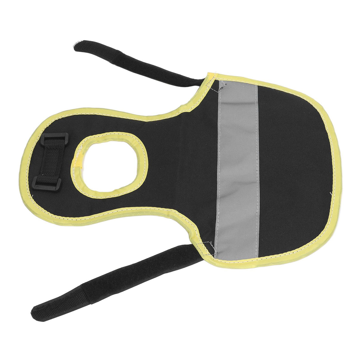 Chicken Reflective Vest Warm Safe Lightweight Poultry Harness Vest for Hen Ducks Geese Black