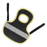 Chicken Reflective Vest Warm Safe Lightweight Poultry Harness Vest for Hen Ducks Geese Black - Extra Image