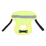 Chicken Reflective Vest Warm Safe Lightweight Poultry Harness Vest for Hen Ducks Geese Fluorescent Green