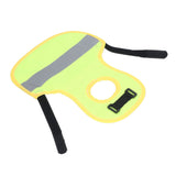 Chicken Reflective Vest Warm Safe Lightweight Poultry Harness Vest for Hen Ducks Geese Fluorescent Green