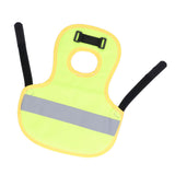 Chicken Reflective Vest Warm Safe Lightweight Poultry Harness Vest for Hen Ducks Geese Fluorescent Green - Extra Image