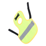 Chicken Reflective Vest Warm Safe Lightweight Poultry Harness Vest for Hen Ducks Geese Fluorescent Green