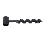 Manual Auger High Speed Steel Easier To Drill Multifunctional Handmade Wood Auger for Outdoor - Top-Down View