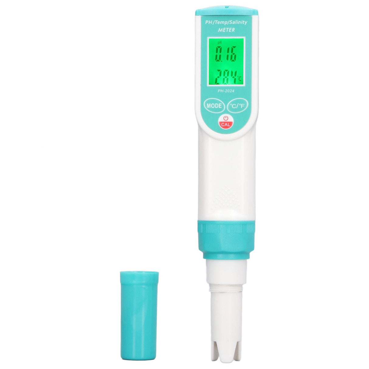 PH Salinity Temperature Tester High Accuracy IP65 Waterproof Portable Digital Water Quality Meter for Home Hotel