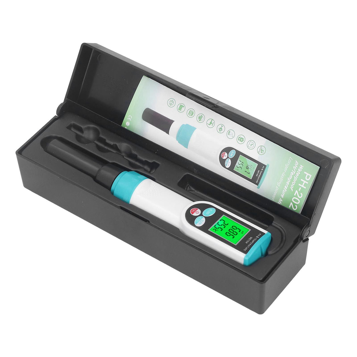 2 In 1 Soil PH Temperature Meter Soil Tester for Horticultural Flowers Plants Potted Planting