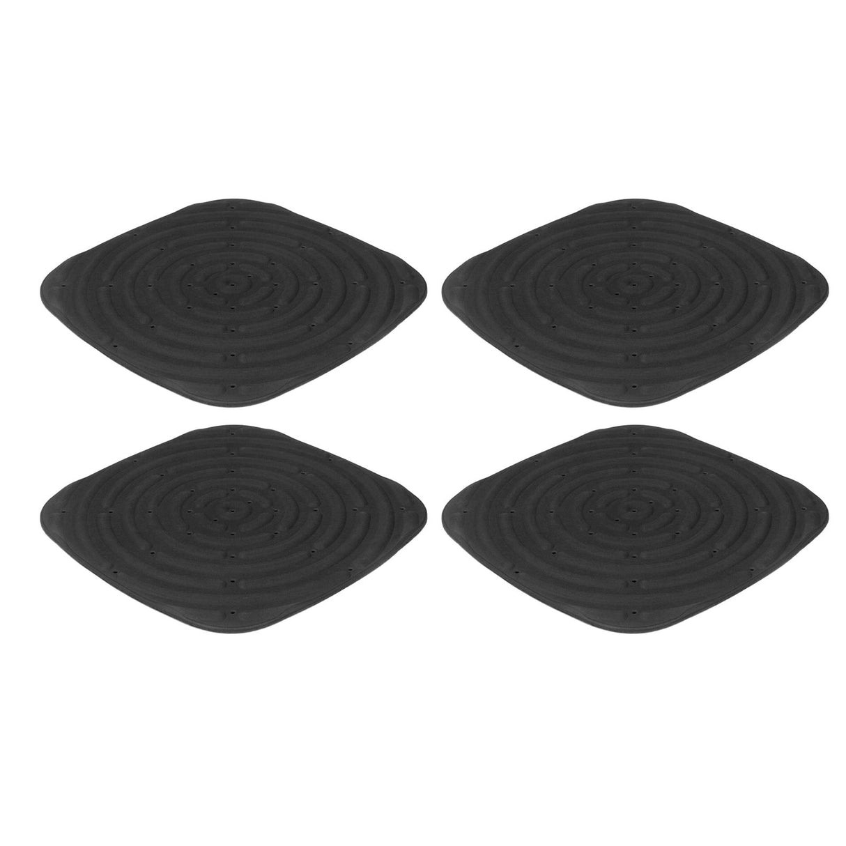 4pcs Chicken Nest Mat Washable Chicken Nesting Pads Nesting Box Pads for Laying Eggs Black