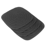 4pcs Chicken Nest Mat Washable Chicken Nesting Pads Nesting Box Pads for Laying Eggs Black