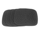 4pcs Chicken Nest Mat Washable Chicken Nesting Pads Nesting Box Pads for Laying Eggs Black