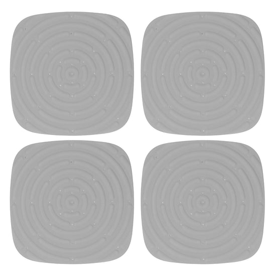 4pcs Chicken Nest Mat Washable Chicken Nesting Pads Nesting Box Pads for Laying Eggs Grey